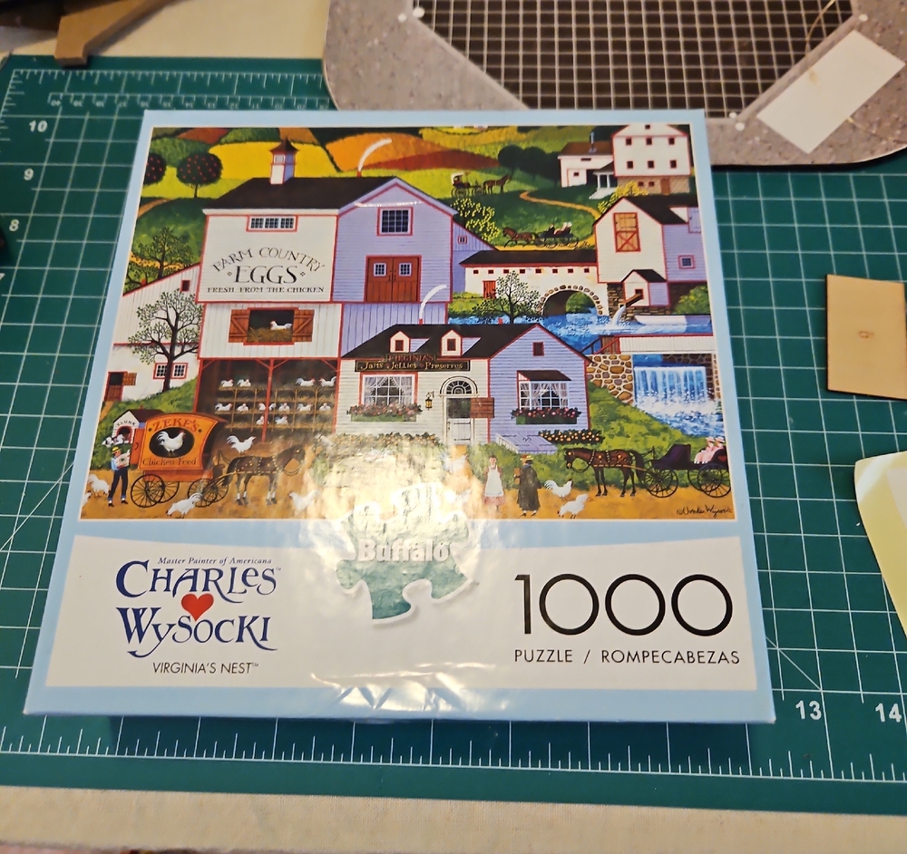 Buffalo David Bitton Colorful Farm Scene Puzzle